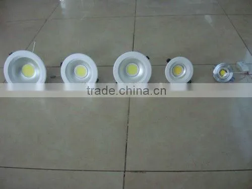 LED COB downlight 5W/8W/10W/15W/20W/30W 85-265V white warm white RGB CE