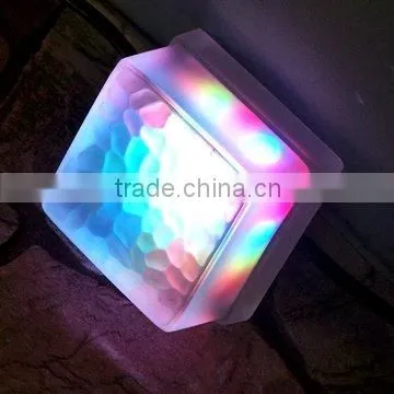 IP67 3 years waranty decorative led white clear glass floor tiles