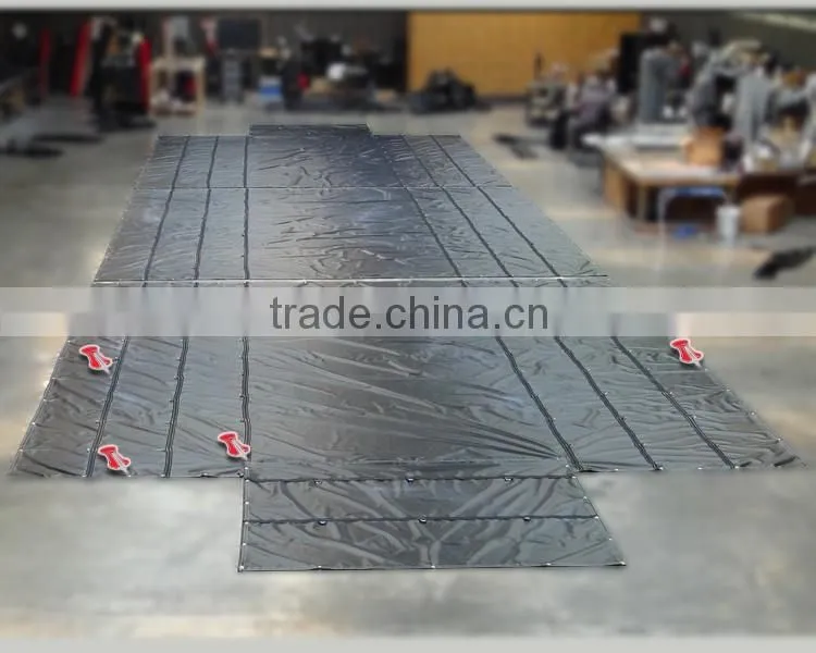 24' x 27' Flatbed Truck Tarp - Light Weight Lumber Tarp with 8' Drop