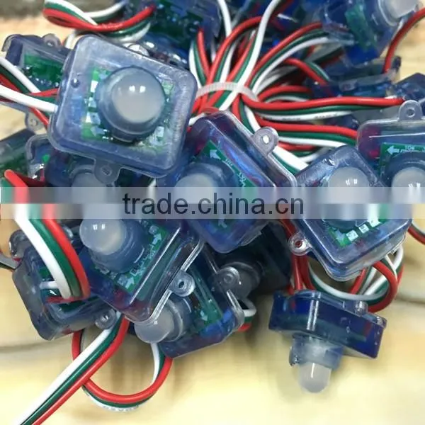 factory provide cheapest IP68 waterproof square pixel light 12mm