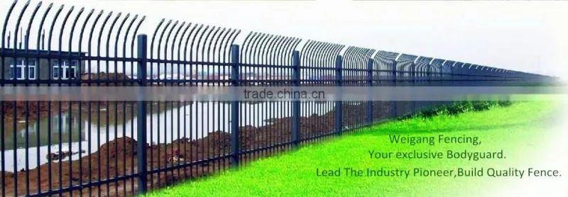 Galvanized steel powder coating artificial fence