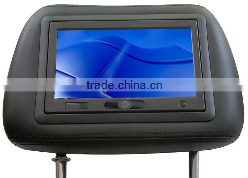 TM-707H car taxi headrest advertise media player sensor TF/SD ba