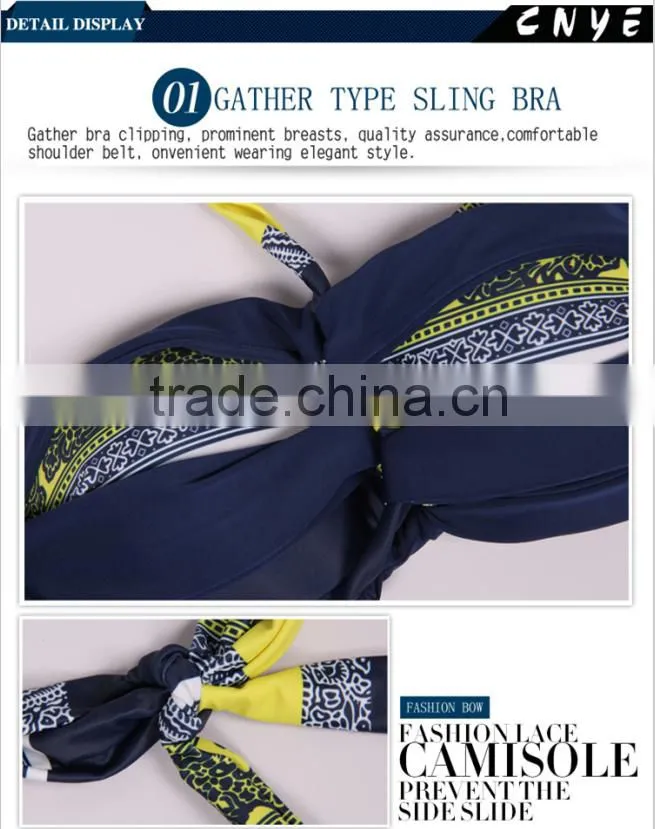 CNYE Hot Sale High Quality womens swimwear bikini fashion beautiful swimwear