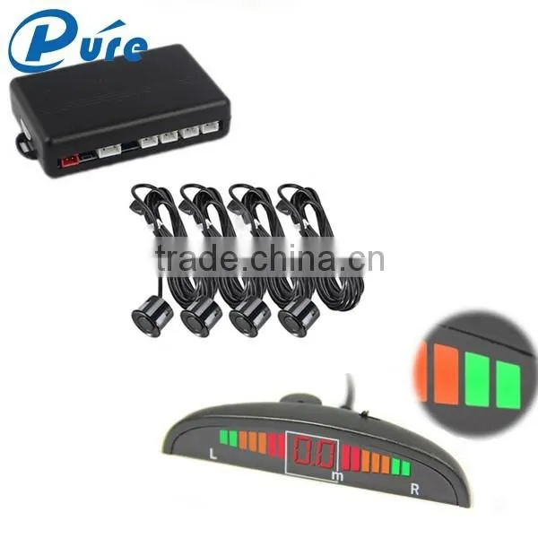LED Display Reverse Parking Sensor Kit Beeper Alert Parking Reverse Car Sensor with Digital and Color LED Display
