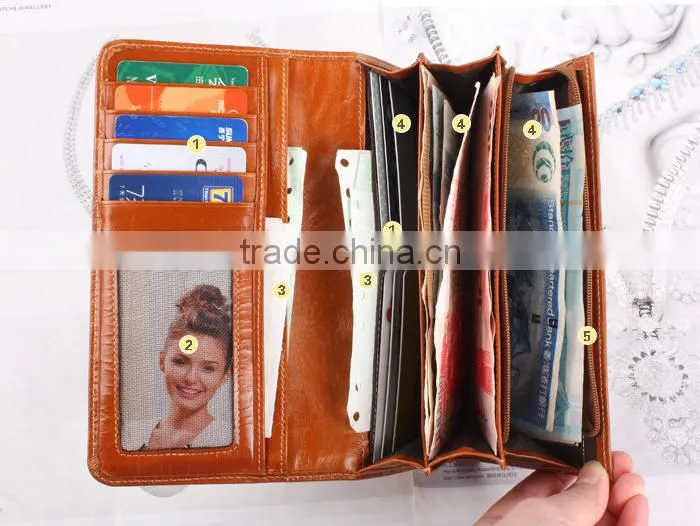 Alibaba China new fashion clutch bag men lady leather wallet purse
