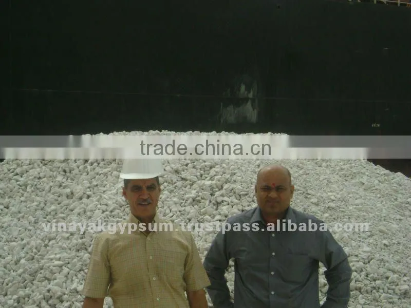 Raw gypsum