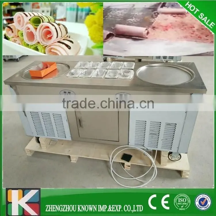 factory supply fried ice cream machine, ice cream fried machine, commercial fried ice cream machine