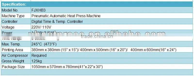 best quality pneumatic heat press machine industry equipment