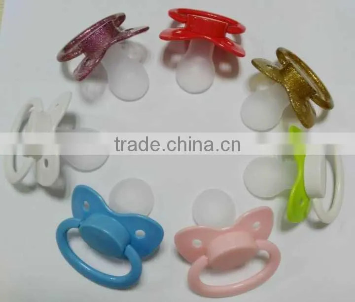 2016 New Color Large Funny Silicone Adult Baby Pacifier With Big plush Size Nipple Teat