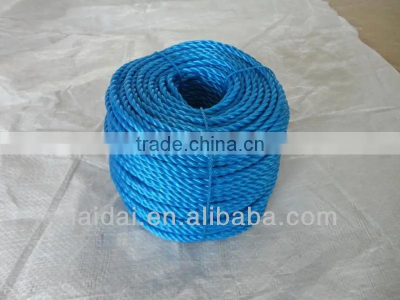 Twisted nylon rope 3 strand/ply