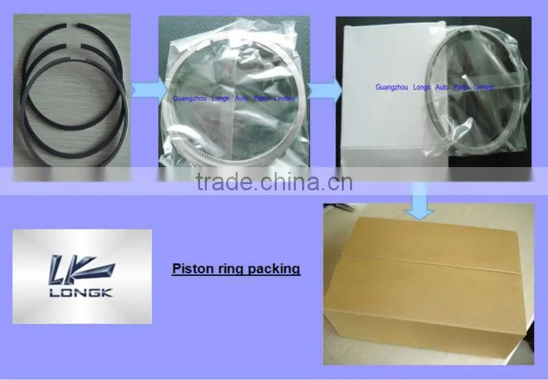 115HP piston ring set for engine