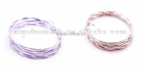 jewelry/jewellery making diamond colored aluminum wire