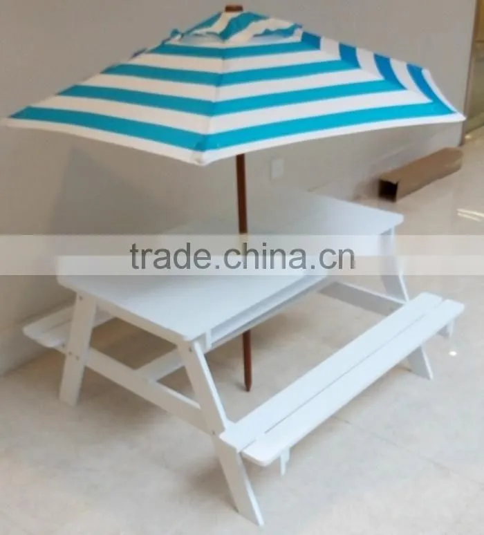 High Quality Outdoor Kids Children Wooden Picnic Table