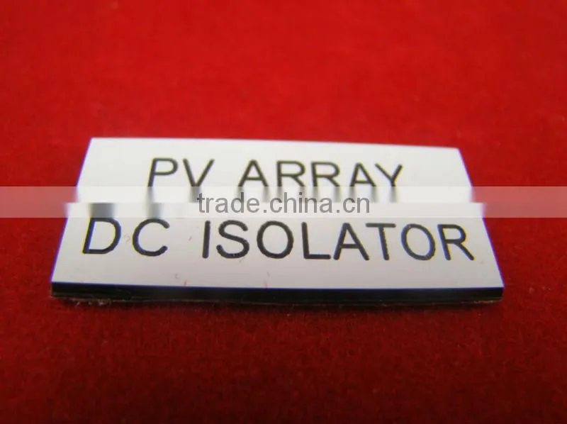 Adhesive ABS Label