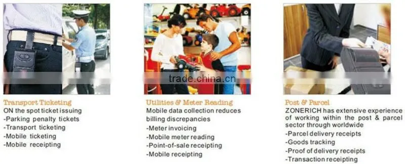 MP-03 handheld inkjet printer, portable Mini Mobile bluetooth Printer with MSR