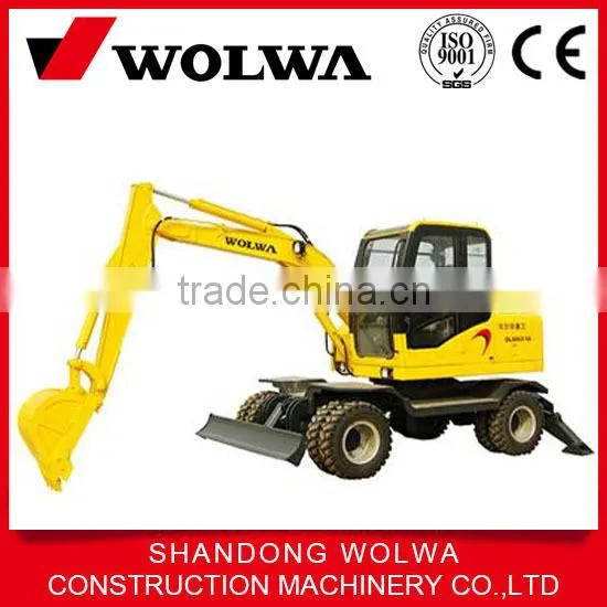 6 ton Wheel Excavator DLS865-9A in hot sale