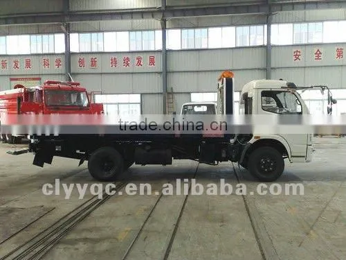 DFAC flat bed wrecker truck