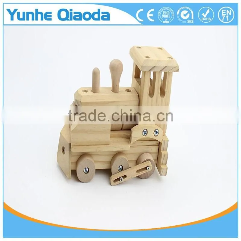 steam railway enginedcraft Kit Assemble Paint DIY 3D Puzzle Toys for Kids Adults the Best Birthday Gift