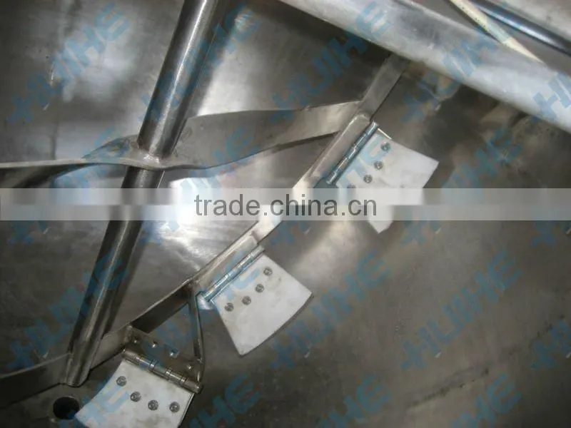 sanitary steam heating jacketed kettle with scraper stirrer