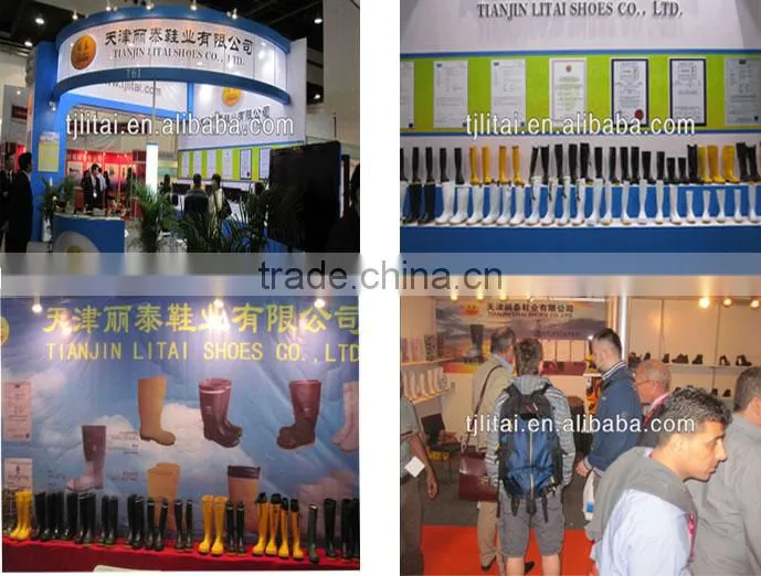 PVC Insole Material and Cotton Fabric Lining Material Western Boot