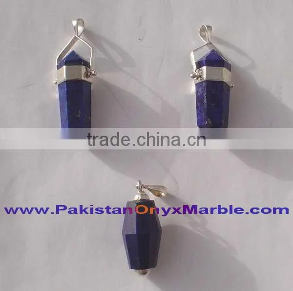 Pakistan Handemade STERLING SILVER PENDANTS LAPIS LAZULI JEWELRY