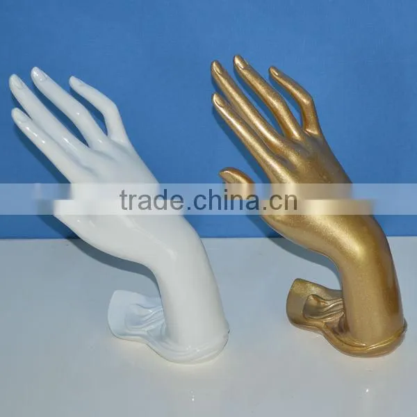 Wholesale Fashion display fiberglass jewelry hands mannequins