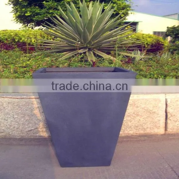 2014 Gardening Pots Planters white Tall Magnesium Planter Pots 3pcs/set For Sale