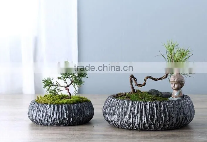 2017 decorative flower pot glass outdoor small smart flower pot