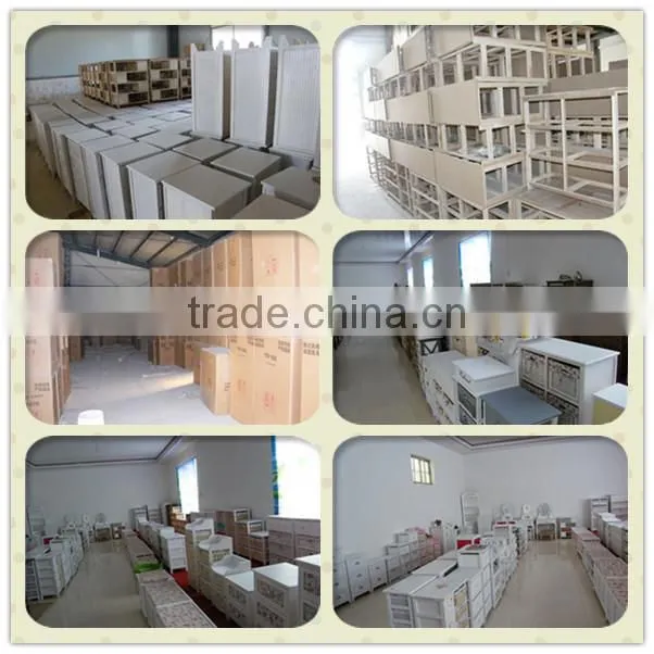 Small Window Table Wooden Dresser White Color Mini Dresser European Style Wood Makeup Table With Mirror 60*30*35cm T15-523C