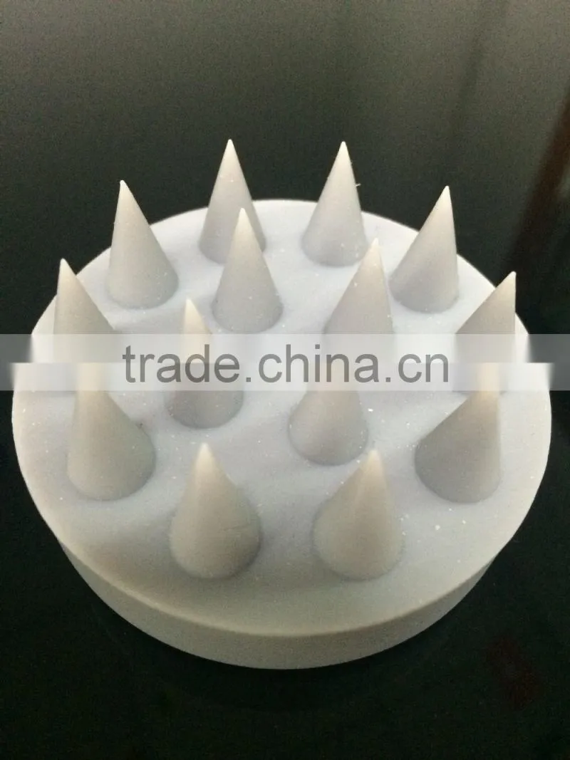 The head of child health care massager silicone shampoo brush