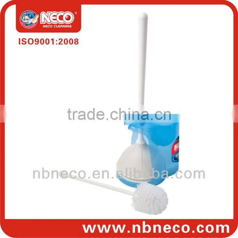 2013 new style plastic toilet brush and suck with seat