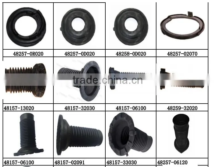 Toyota rubber parts