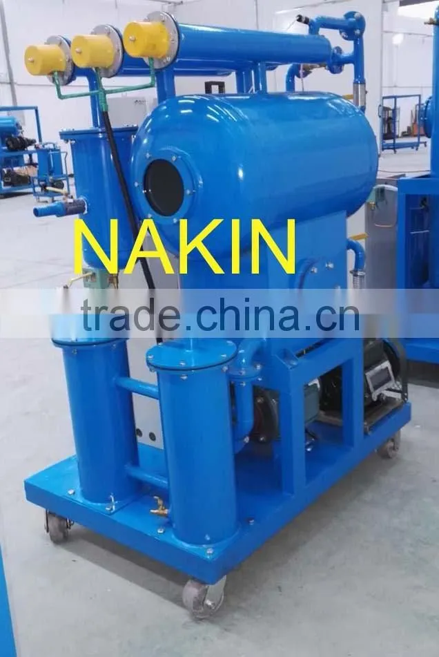 High Quality Nakin ZY Single Stage Vacuum Insulating Oil Purifier
