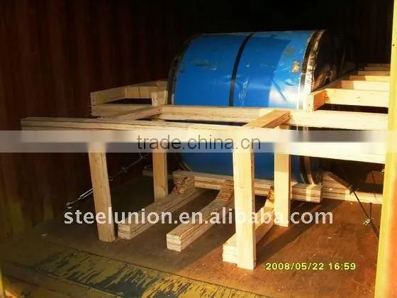 Galvanised color coated steel coil(factory)