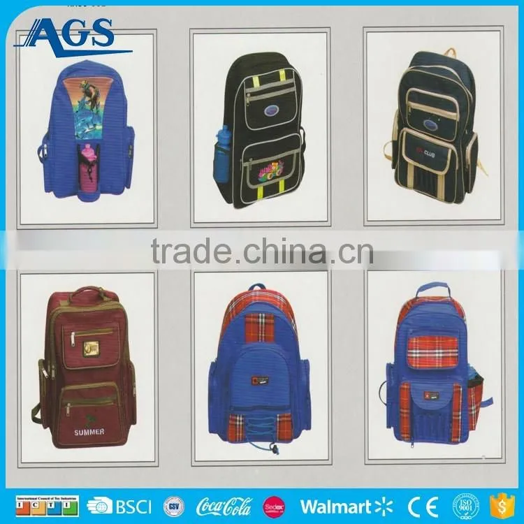 Alibaba China wholesale cavas school bag cheap
