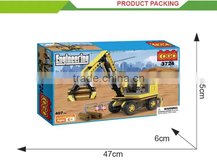 Hot selling plastic kids 3d car puzzle game