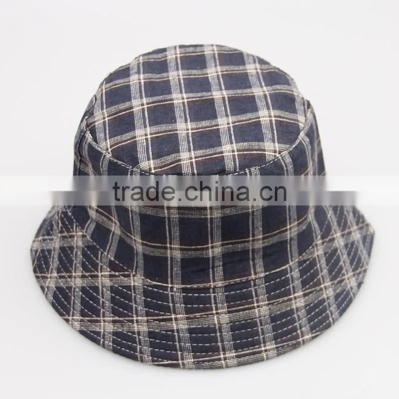 various of high quality europestyle checked bucket hat