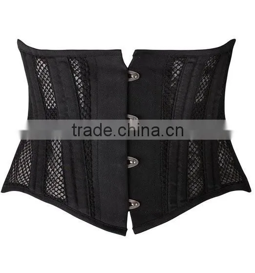 Women's breathable's net corset shaper slimmer work out waist trainer shapewear