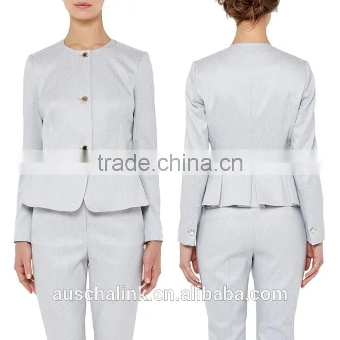 2016 Autumn ladies trendy suit deisign jackets wholesale