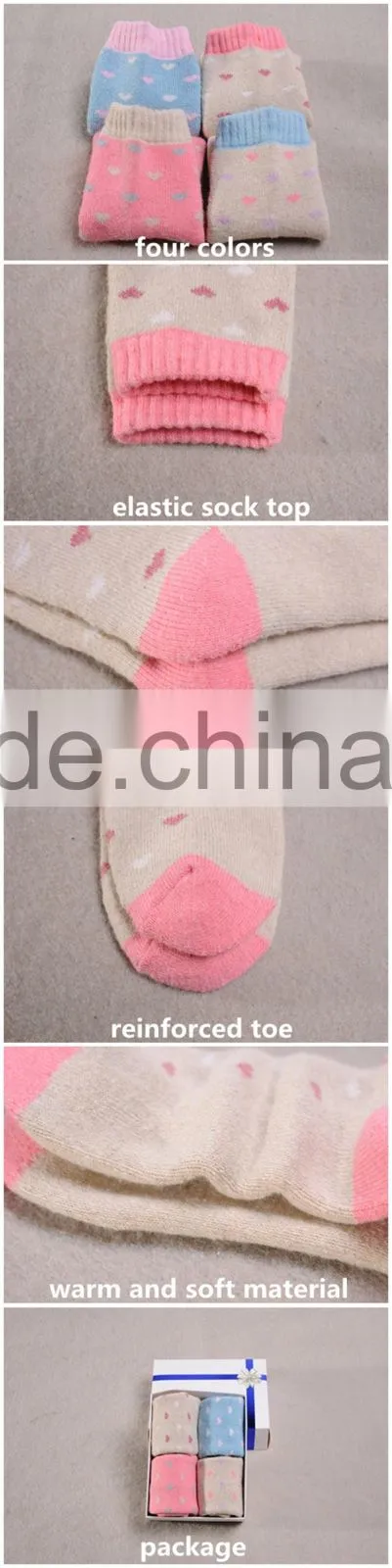 Lady woolen custom socks