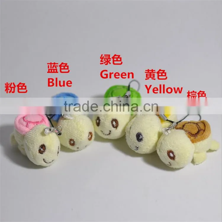 hot sale caroon cute turtle keychain emoji plush keychains