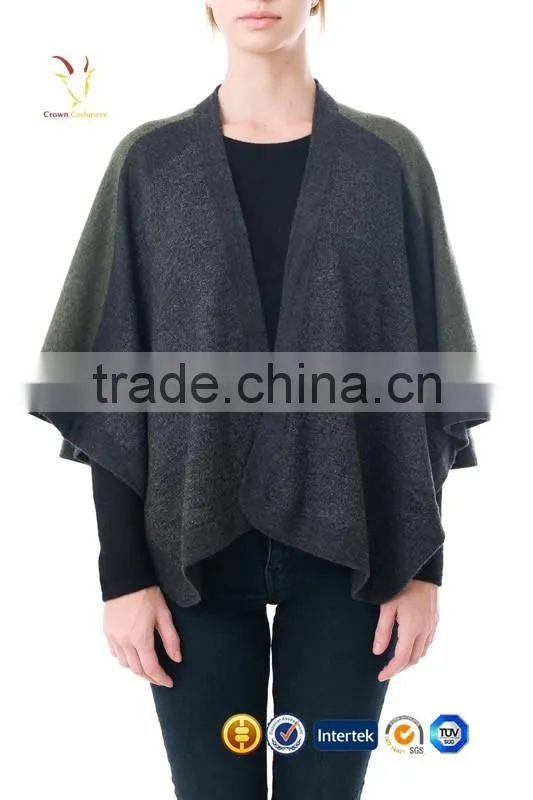 Chunky Great Cotton Wool Poncho Shawl for Sale