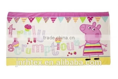 Hot sale 100%Cotton terry printed magic tablet towel