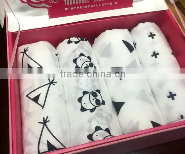 Infant swaddle baby blankets,100% cotton baby blankets