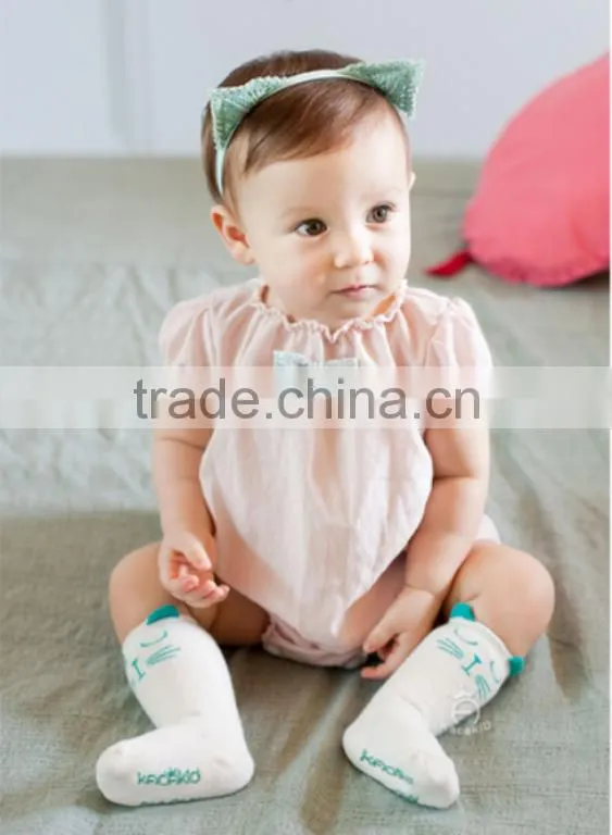 baby cute cotton socks, silicone print baby socks,baby socks
