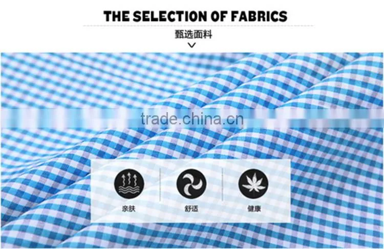men short sleeve plaid boys casual cotton Hawaiian young fashionable elongated t shirt for men