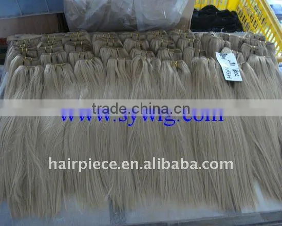 Afro kinky curly hair weaving extension/India human hair