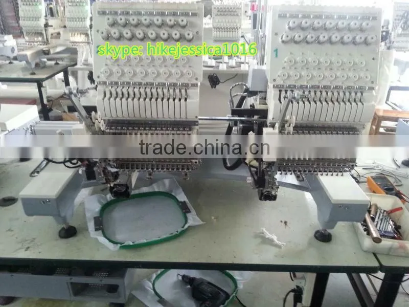 fushun 1501 1201 1202 single head double heads flat and sequin and cap computerized embroidery machine