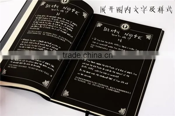 Hot Japanese Anime Death Note Book Death Note School Notebook with Top Quality