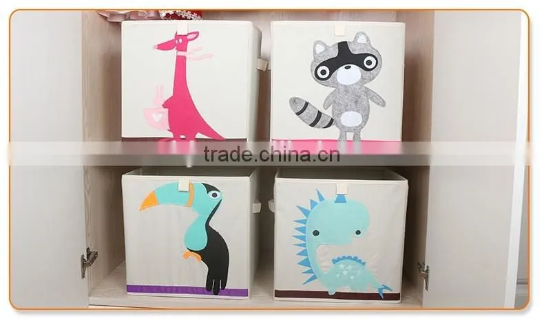 cotton canvas storage bin /box for toy organizer